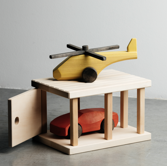 Liswood - Wooden Garage For Toys #1