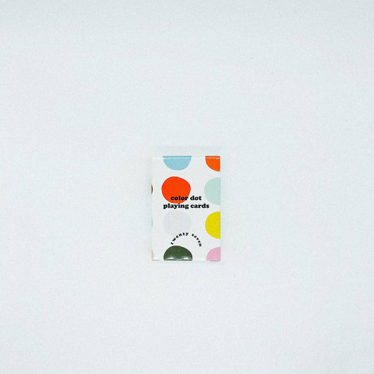 Twenty Seven - Color Dot Playing Cards