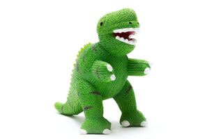 
                  
                    Load image into Gallery viewer, Best Years Ltd - Natural Rubber T Rex Dinosaur Toy, Bath Toy and Teether
                  
                