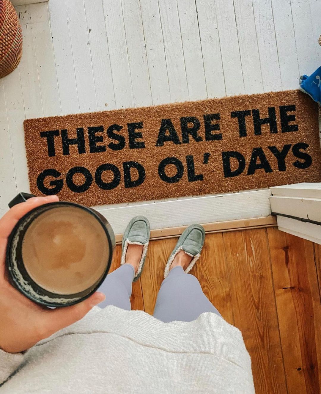 XL Doormat | These are the good ol' days