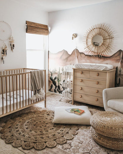 I Love You to the Moon and Back nursery crib sheet by Modern Burlap