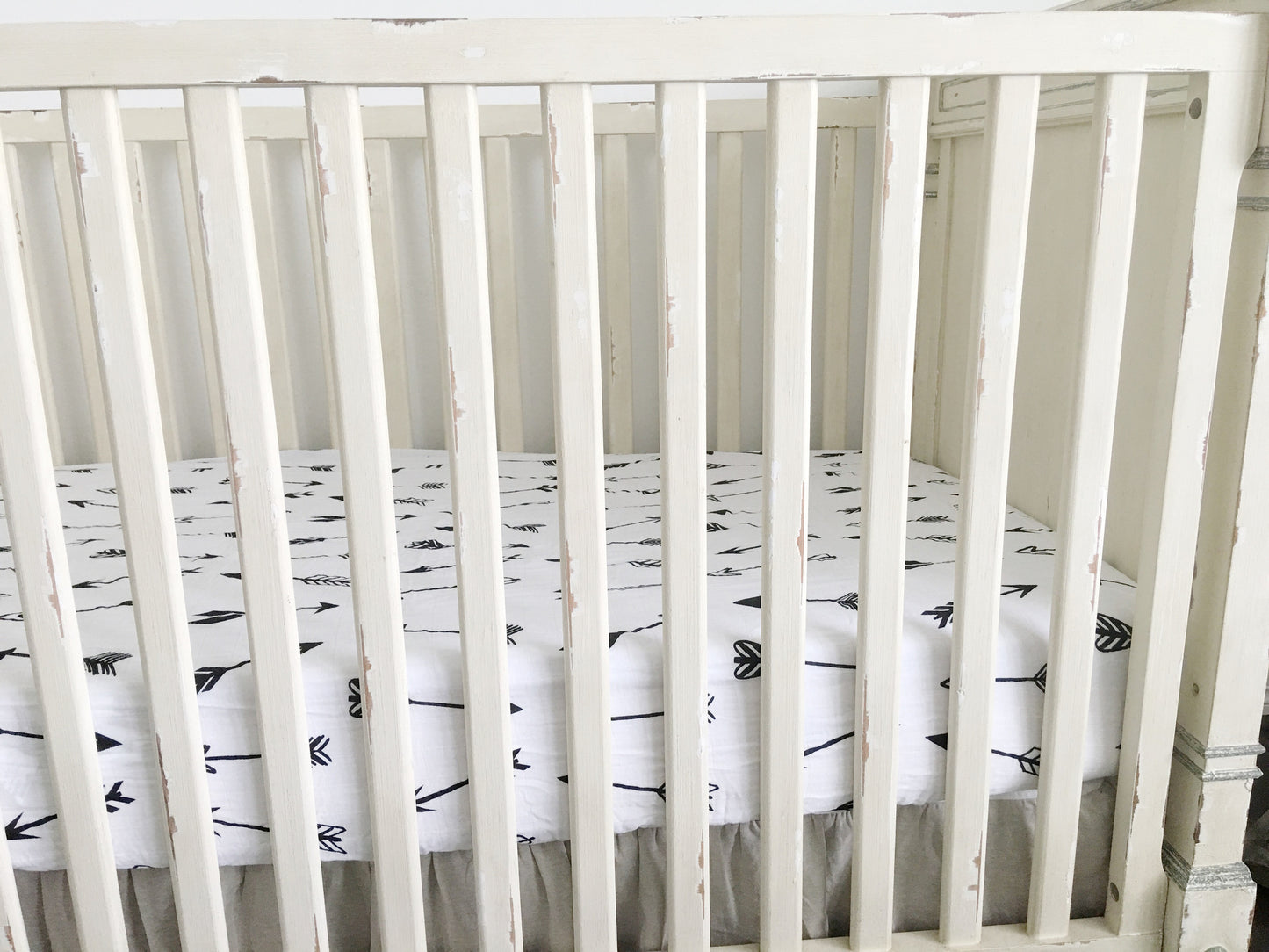 Arrows organic crib sheet by Modern Burlap