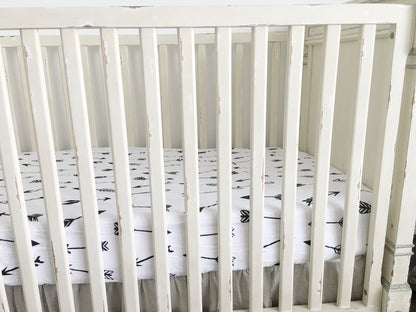 Arrows organic crib sheet by Modern Burlap