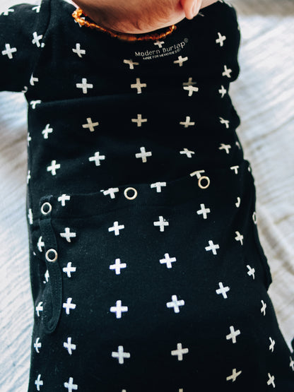 Organic Explorer Back Footie | GOTS Certified Organic Cotton | Signature Prints