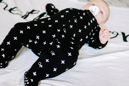 Organic Explorer Back Footie | GOTS Certified Organic Cotton | Signature Prints