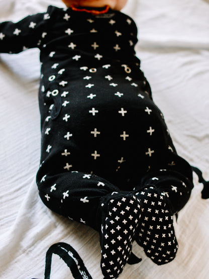 Organic Explorer Back Footie | GOTS Certified Organic Cotton | Signature Prints