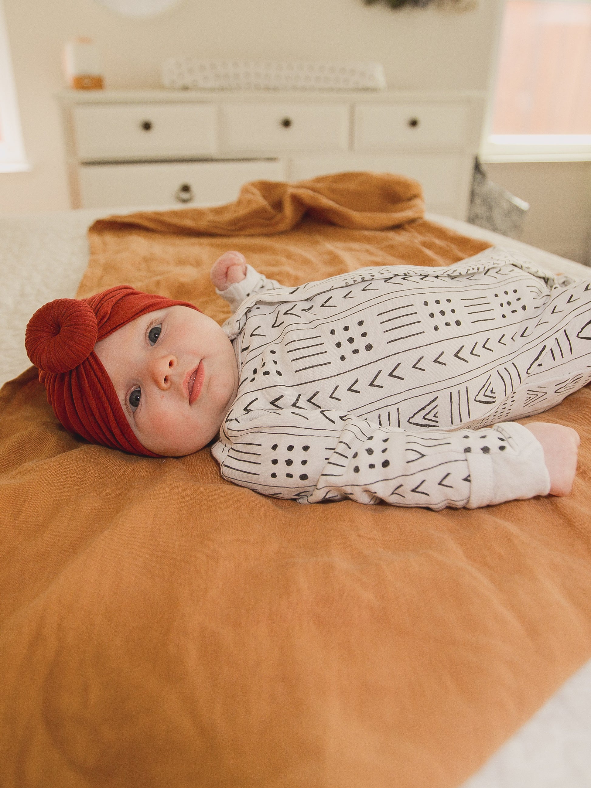 Organic Button Footie | GOTS Certified Organic Cotton | Signature Prints