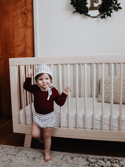 Organic Baby Bonnet | GOTS Certified Organic Cotton | Signature Prints | Sizes 0 to 24 Months