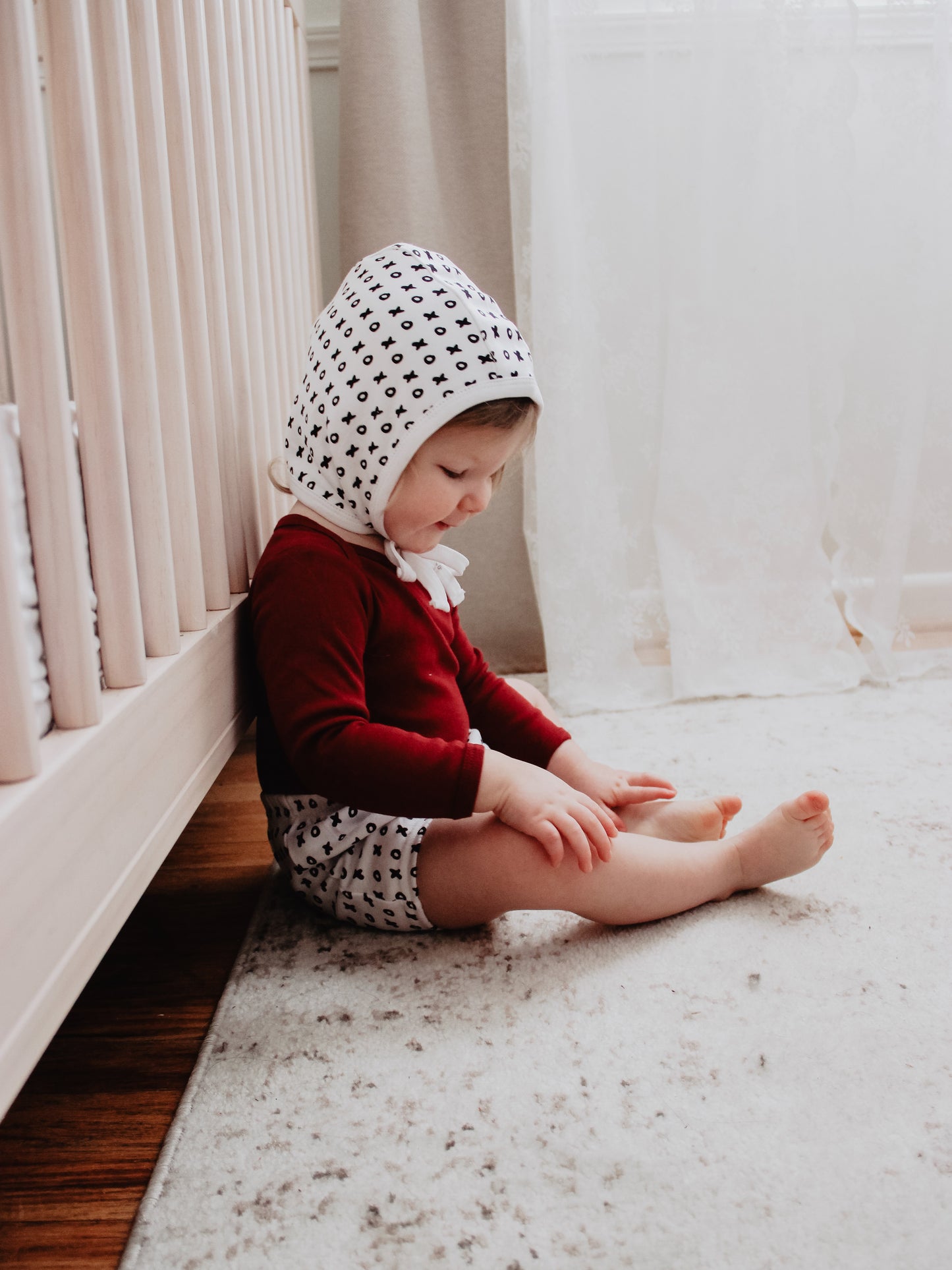 Organic Baby Bonnet | GOTS Certified Organic Cotton | Signature Prints | Sizes 0 to 24 Months
