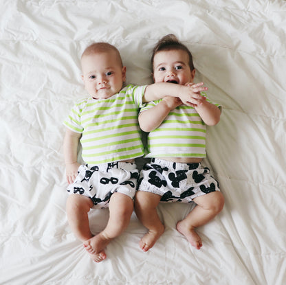 Organic Kids Shorts | GOTS Certified Organic Cotton | Signature Prints