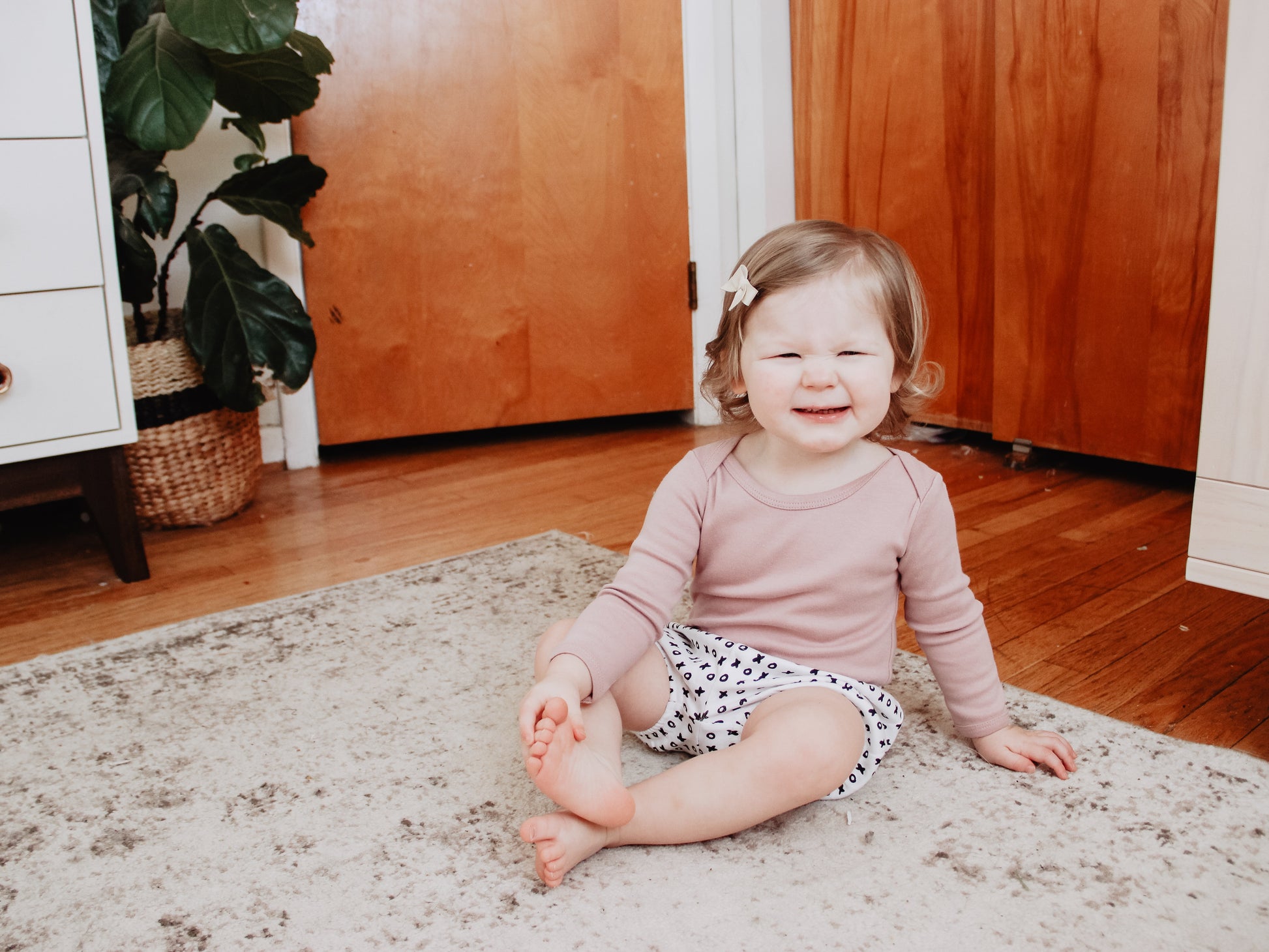 Organic kids shorts in signature prints – alternate view 10