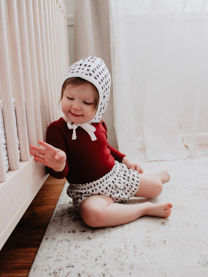 Organic Baby Bonnet | GOTS Certified Organic Cotton | Signature Prints | Sizes 0 to 24 Months