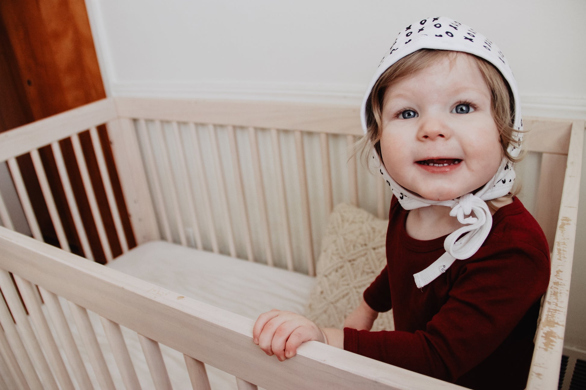 Organic Baby Bonnet | GOTS Certified Organic Cotton | Signature Prints | Sizes 0 to 24 Months