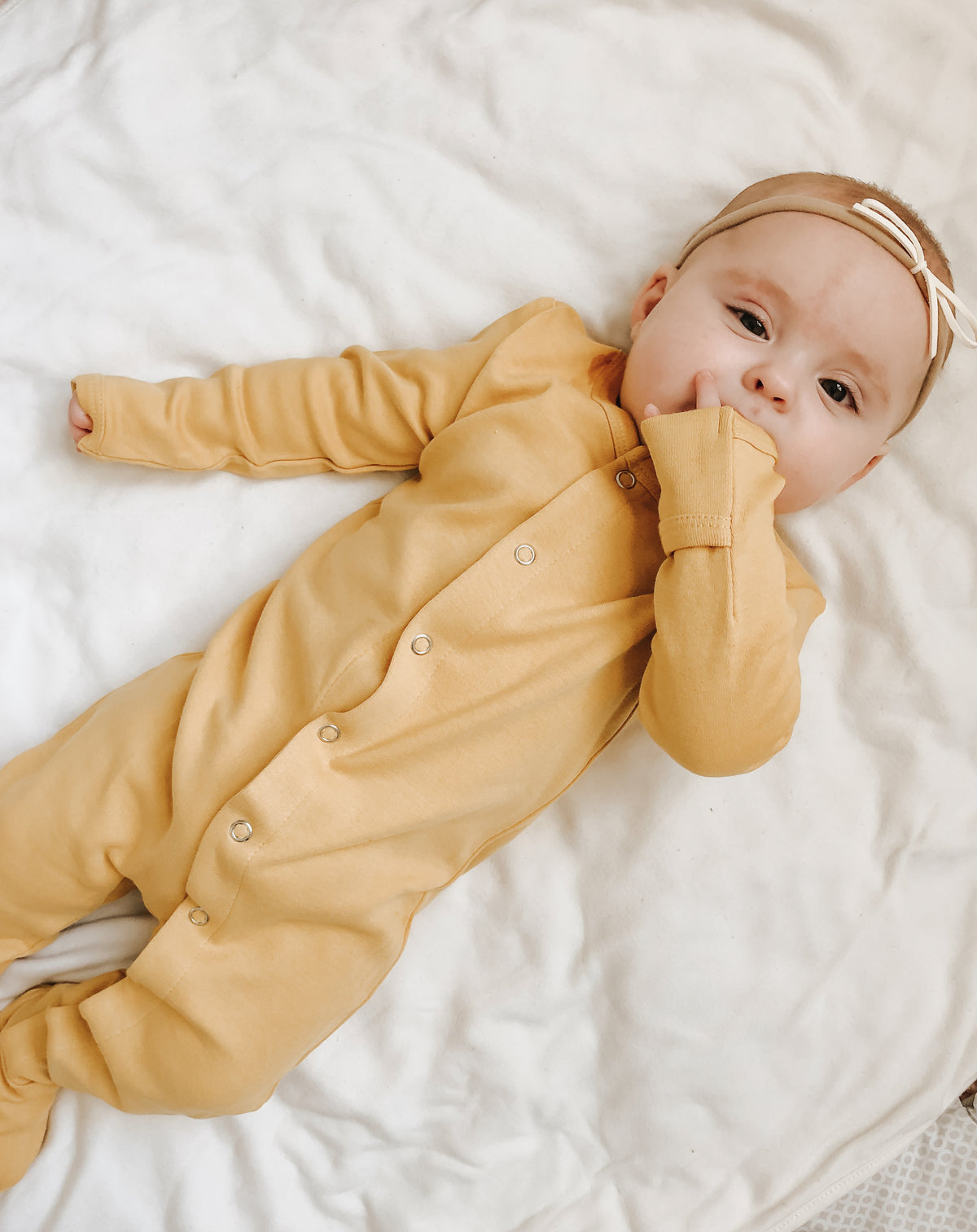 Organic Explorer Back Footie | GOTS Certified Organic Cotton | Solid Colors
