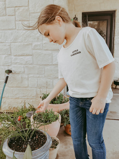 Little Gardener Kid Scoop Neck Tee