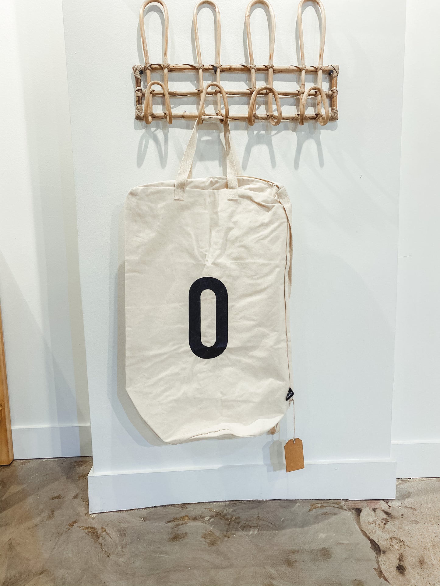 Personalized Initial Canvas Bag | A to Z | Laundry, Travel and Gifting