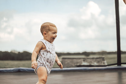 Organic Baby Tank Bodysuit | GOTS Certified Organic Cotton | Signature Prints | Sizes 0 to 24 Months