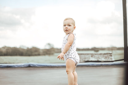 Organic Baby Tank Bodysuit | GOTS Certified Organic Cotton | Signature Prints | Sizes 0 to 24 Months