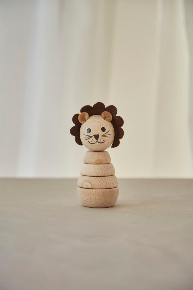 Dottie Maie  - Lion Stacking Wooden Toy - Dottie Maie