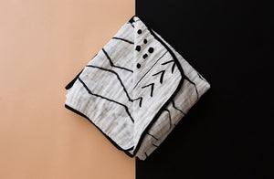 
                  
                    Load image into Gallery viewer, Organic Quilt -  REVERSIBLE Mud Cloth © + Moroccan
                  
                