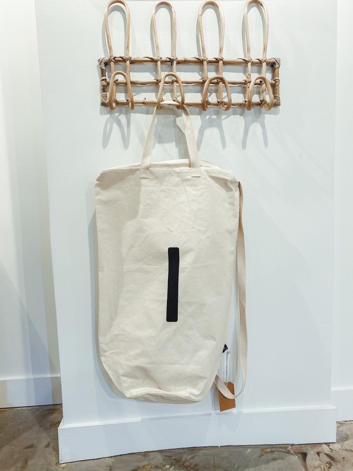 Personalized Initial Canvas Bag | A to Z | Laundry, Travel and Gifting