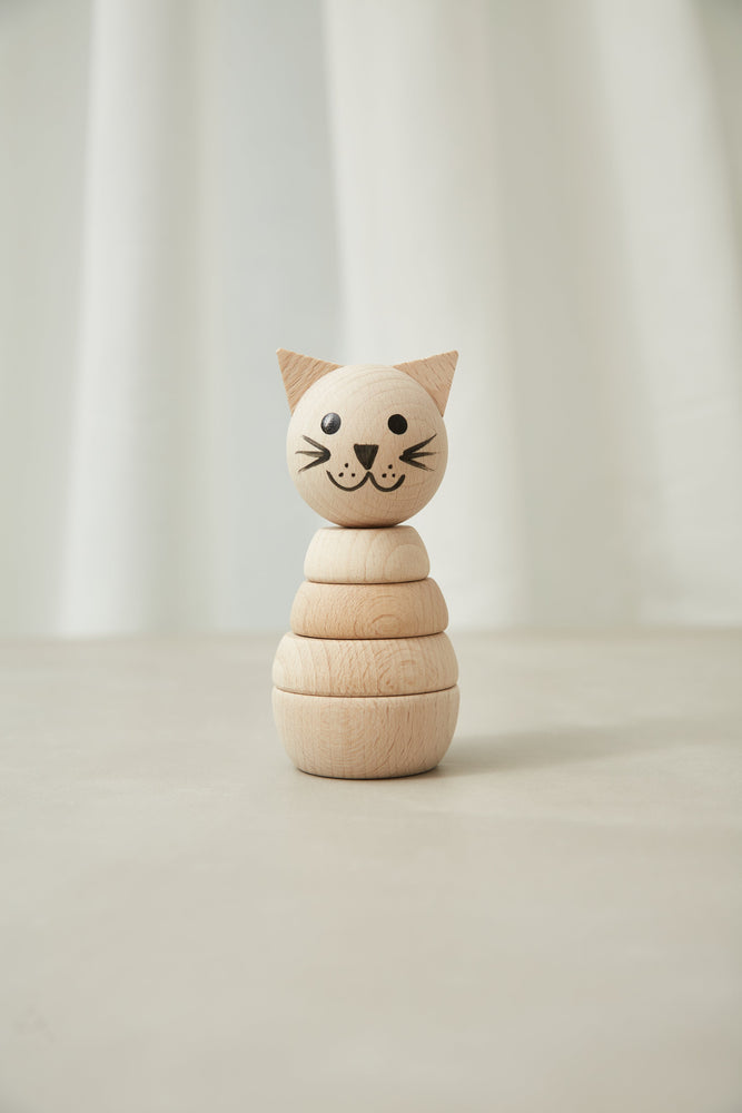 Dottie Maie  - Cat Stacking Wooden Toy - Dottie Maie