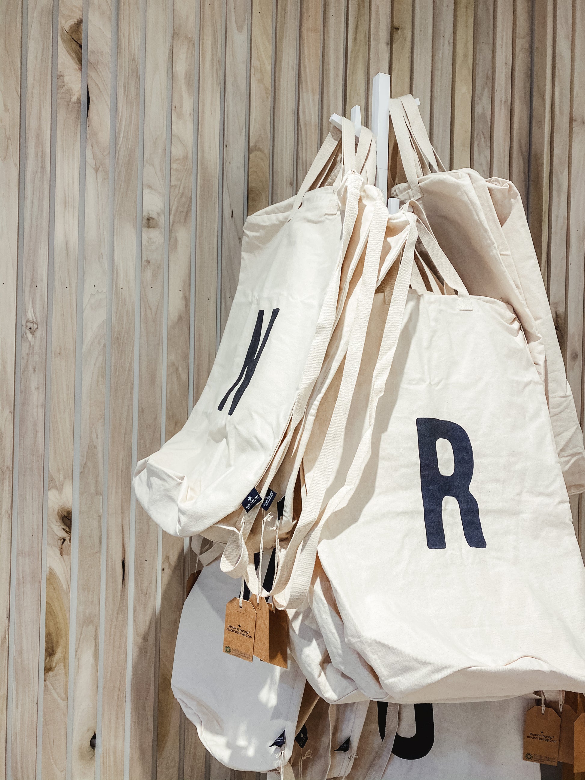 Personalized Initial Canvas Bag | A to Z | Laundry, Travel and Gifting