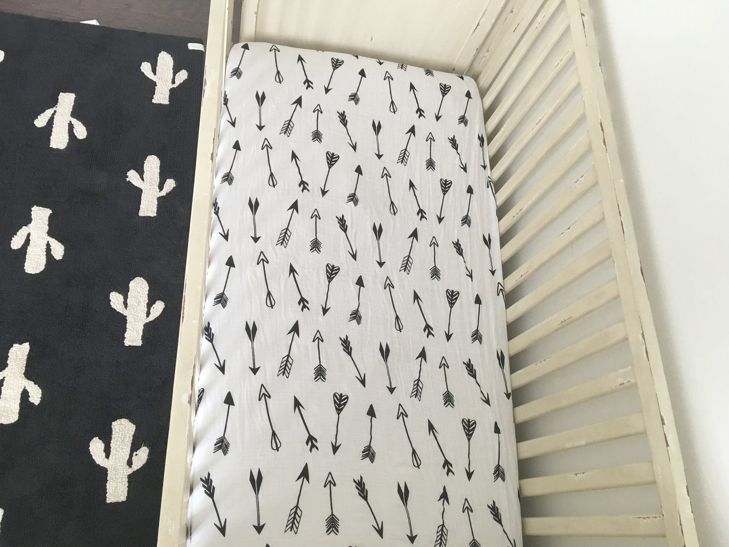 Arrows organic crib sheet by Modern Burlap