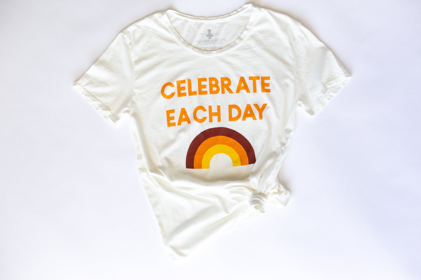 Celebrate Each Day organic cotton women's tee by Modern Burlap