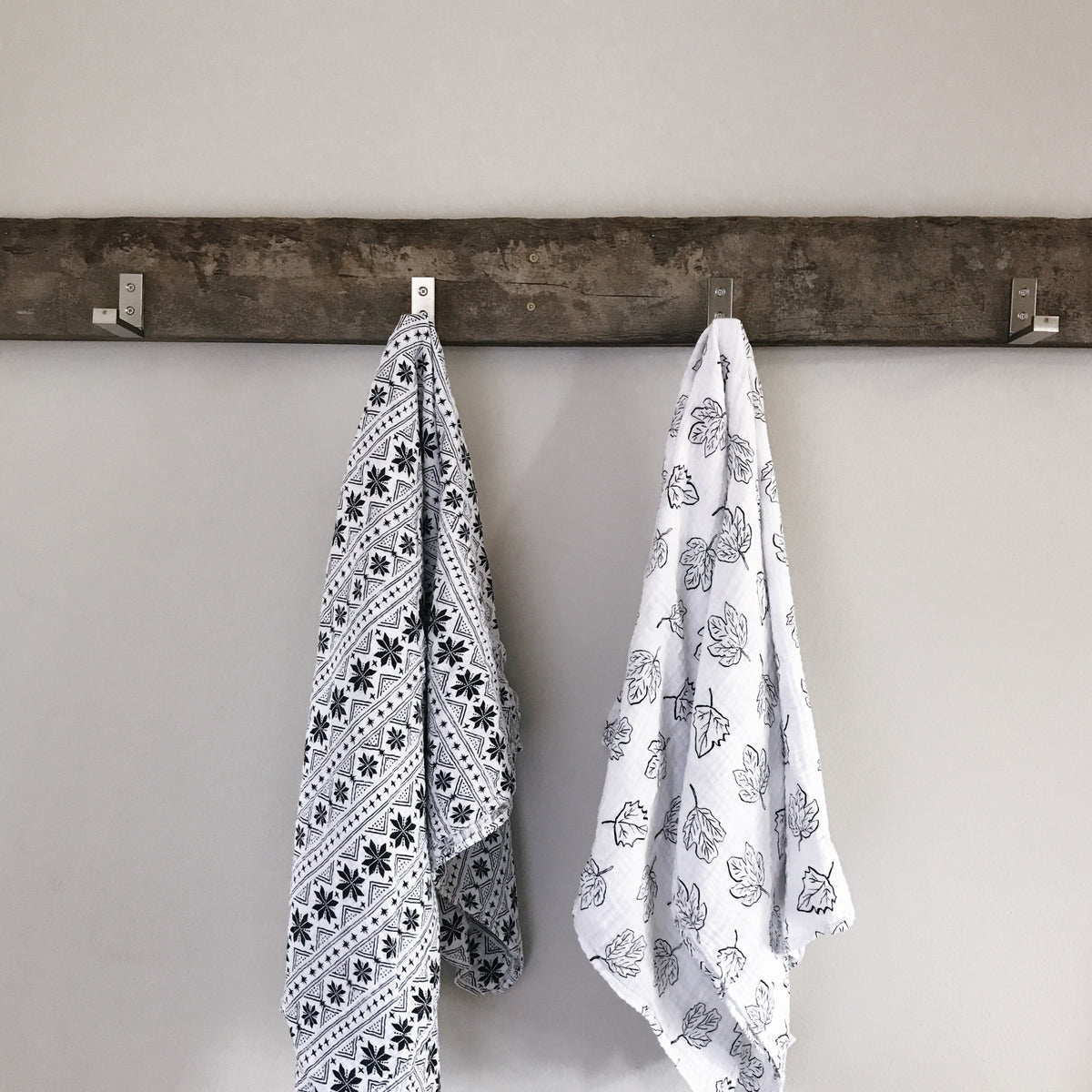 Fall Leaves Organic Swaddle | GOTS Certified Organic Cotton Muslin