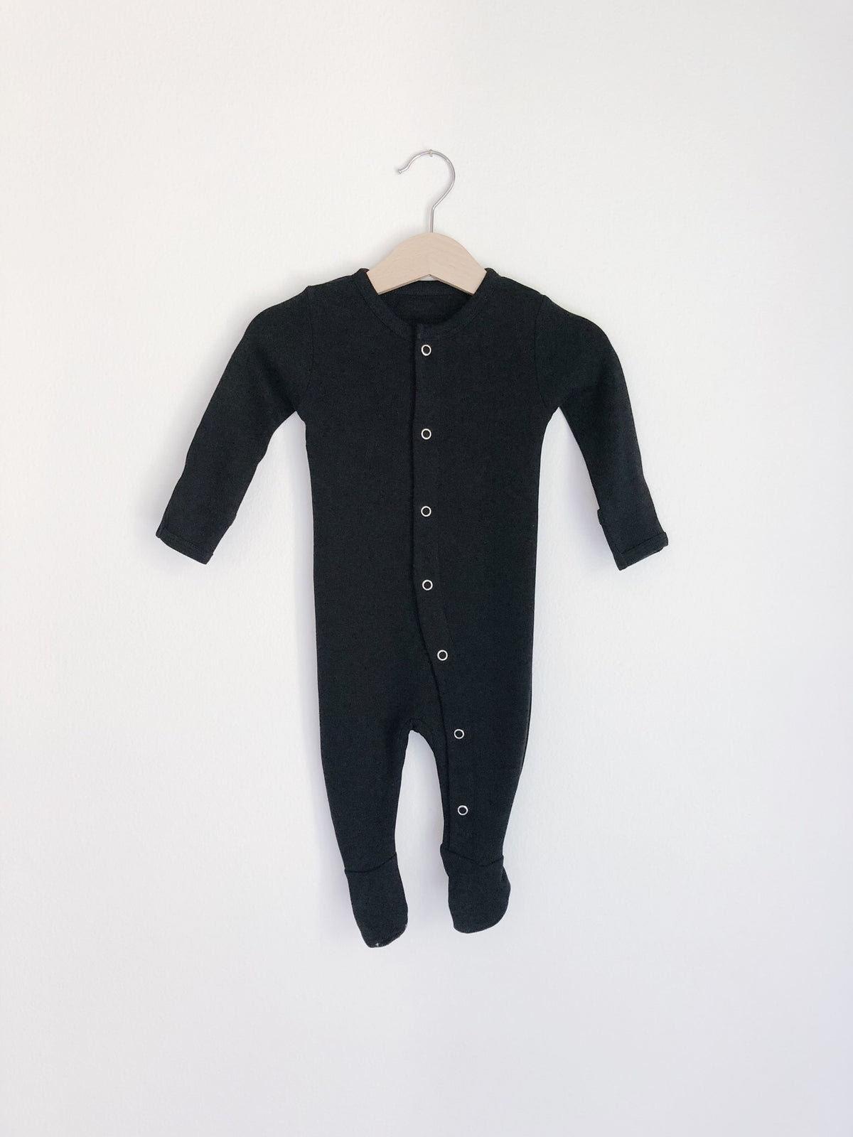 Sleep in Heavenly Peace Organic Button Footie | GOTS Certified Organic Cotton
