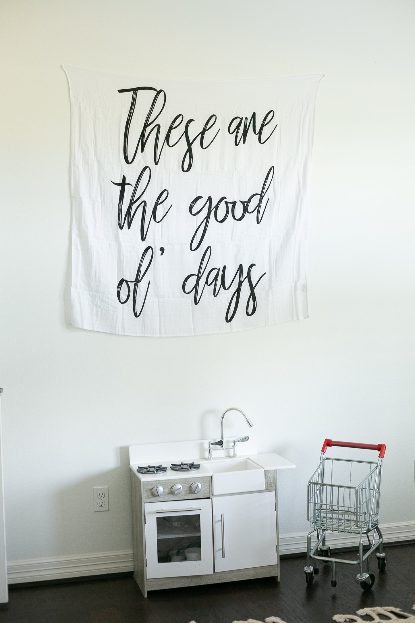 These Are the Good Ol' Days Organic Swaddle | GOTS Certified Organic Cotton Muslin