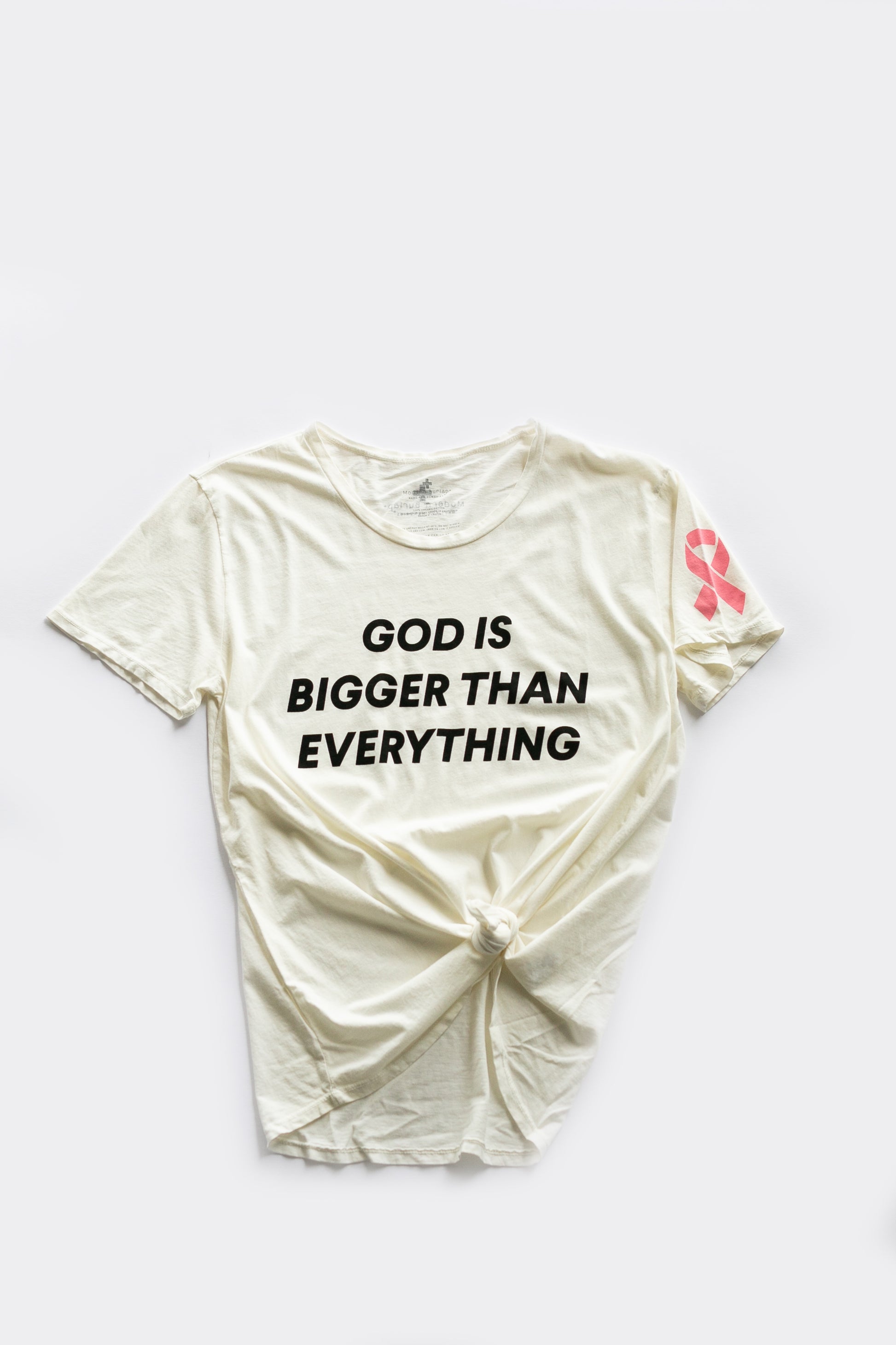 God is bigger than everything Unisex Crewneck Tee -  Cloud