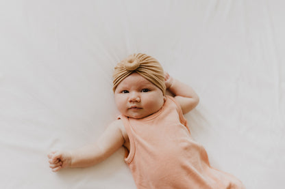 Organic Baby Tank Romper | GOTS Certified Organic Cotton | Solid Colors