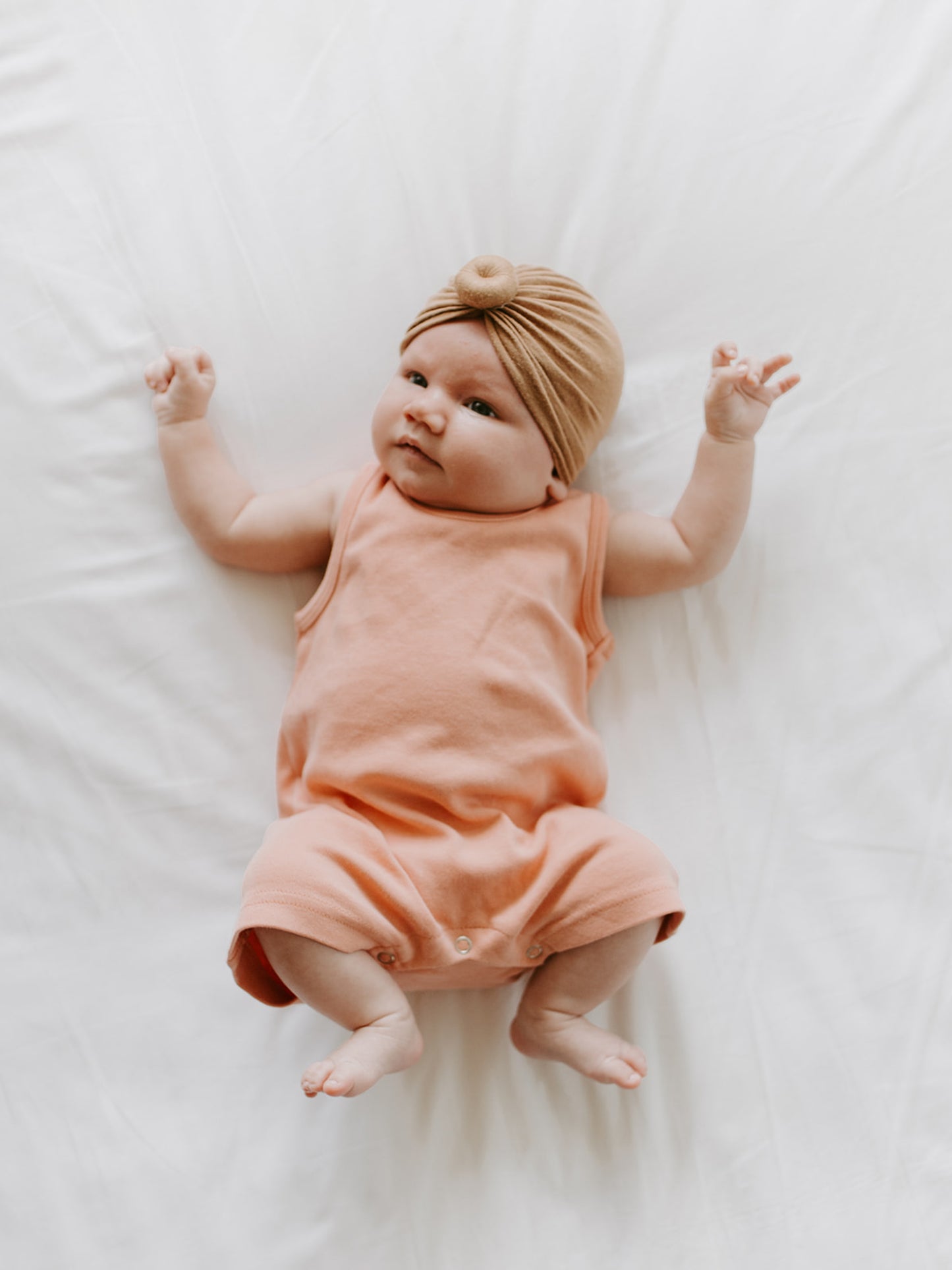 Organic Baby Tank Romper | GOTS Certified Organic Cotton | Solid Colors