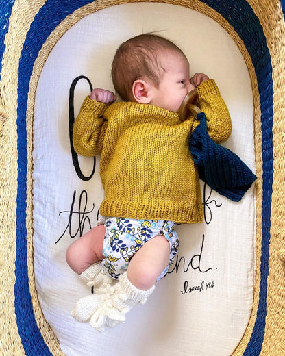Isaiah 49:16 Bassinet + Small Changing Pad Sheet | GOTS Certified Organic Cotton Muslin