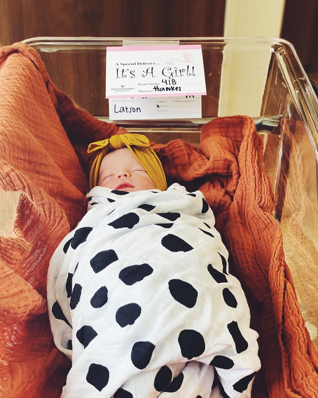 Spots Organic Swaddle | GOTS Certified Organic Cotton Muslin