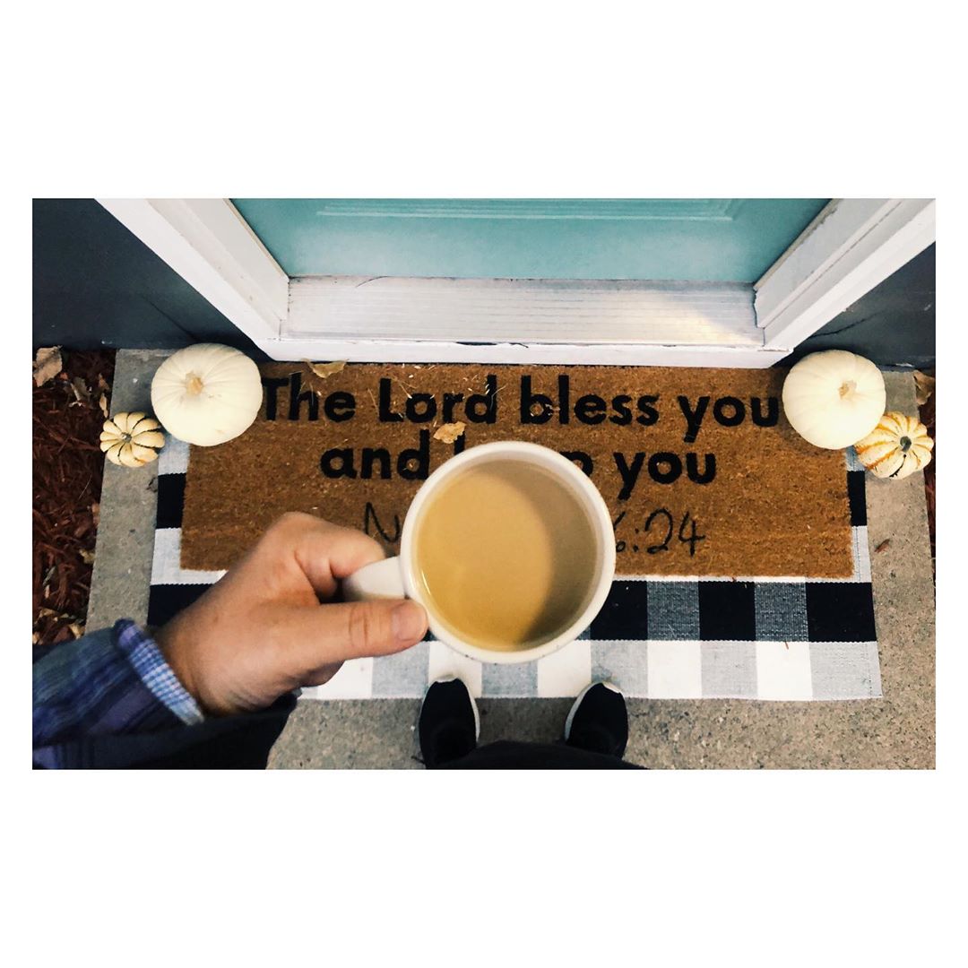 XL Scripture Doormat | Numbers 6:24