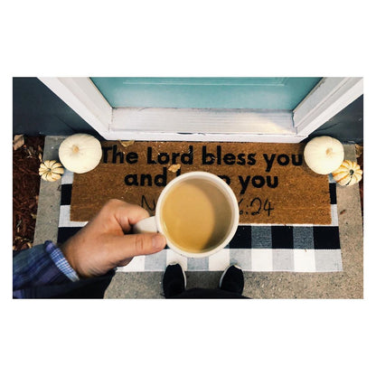 XL Scripture Doormat | Numbers 6:24