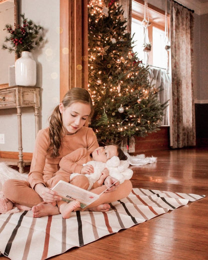 Organic Thermal Baby + Kids Pajama Set | Ginger