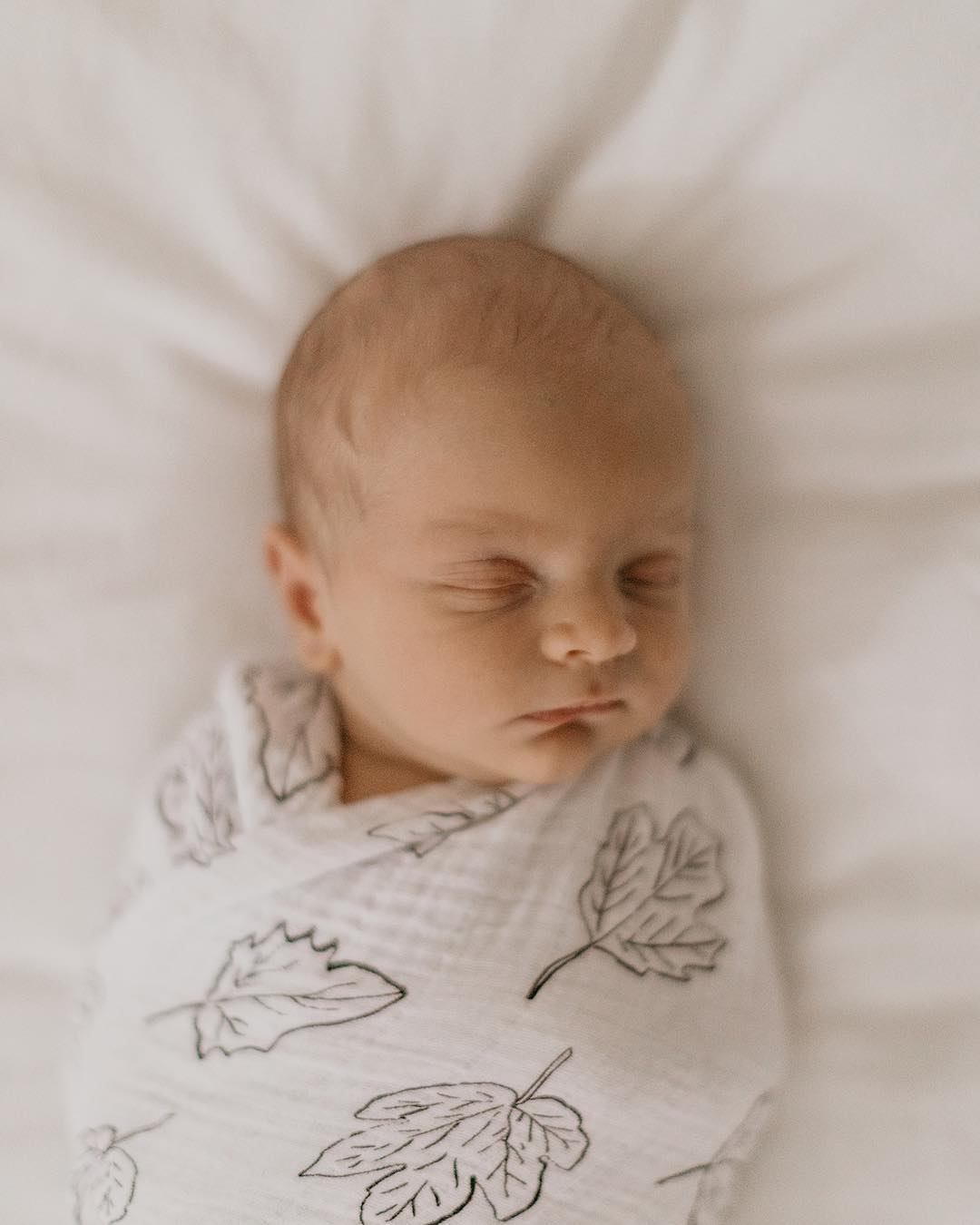 Fall Leaves Organic Swaddle | GOTS Certified Organic Cotton Muslin