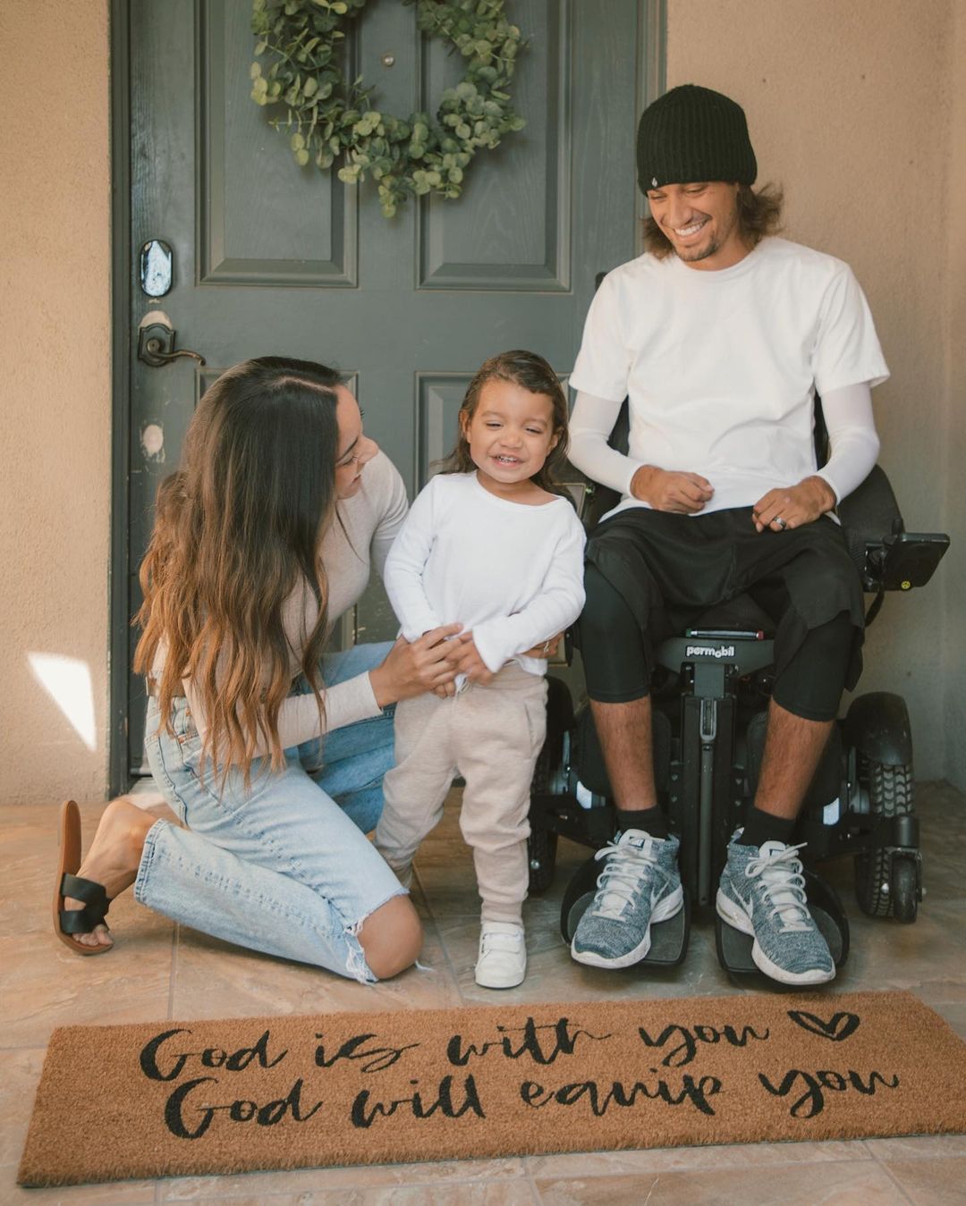 XL Doormat | God is with you God will equip you
