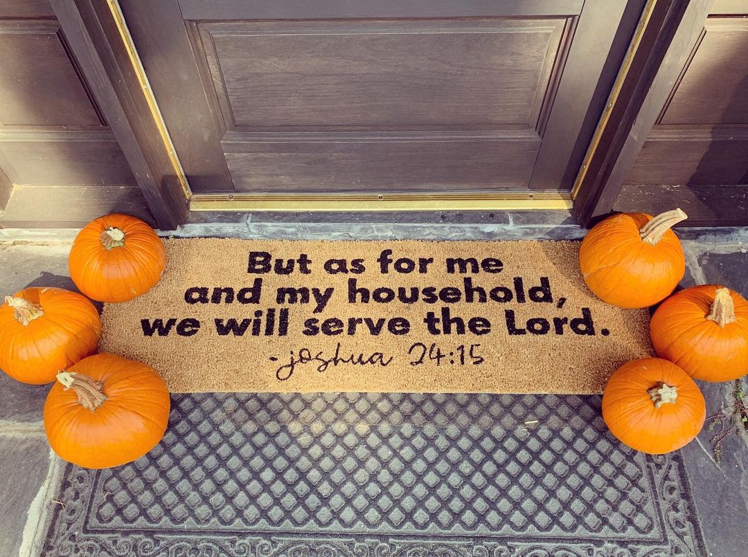 XL Scripture Doormat | Joshua 24:15