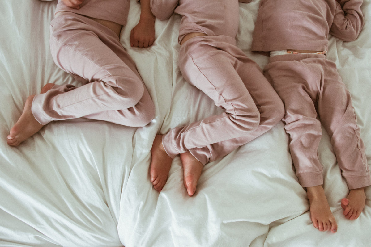 Organic Baby + Kids Pajama Set | Mauve