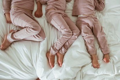 Organic Baby + Kids Pajama Set | Mauve