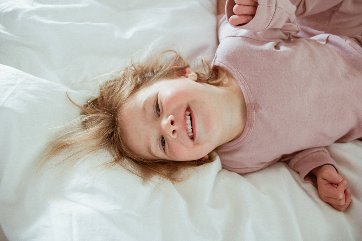 Organic Baby + Kids Pajama Set | Mauve