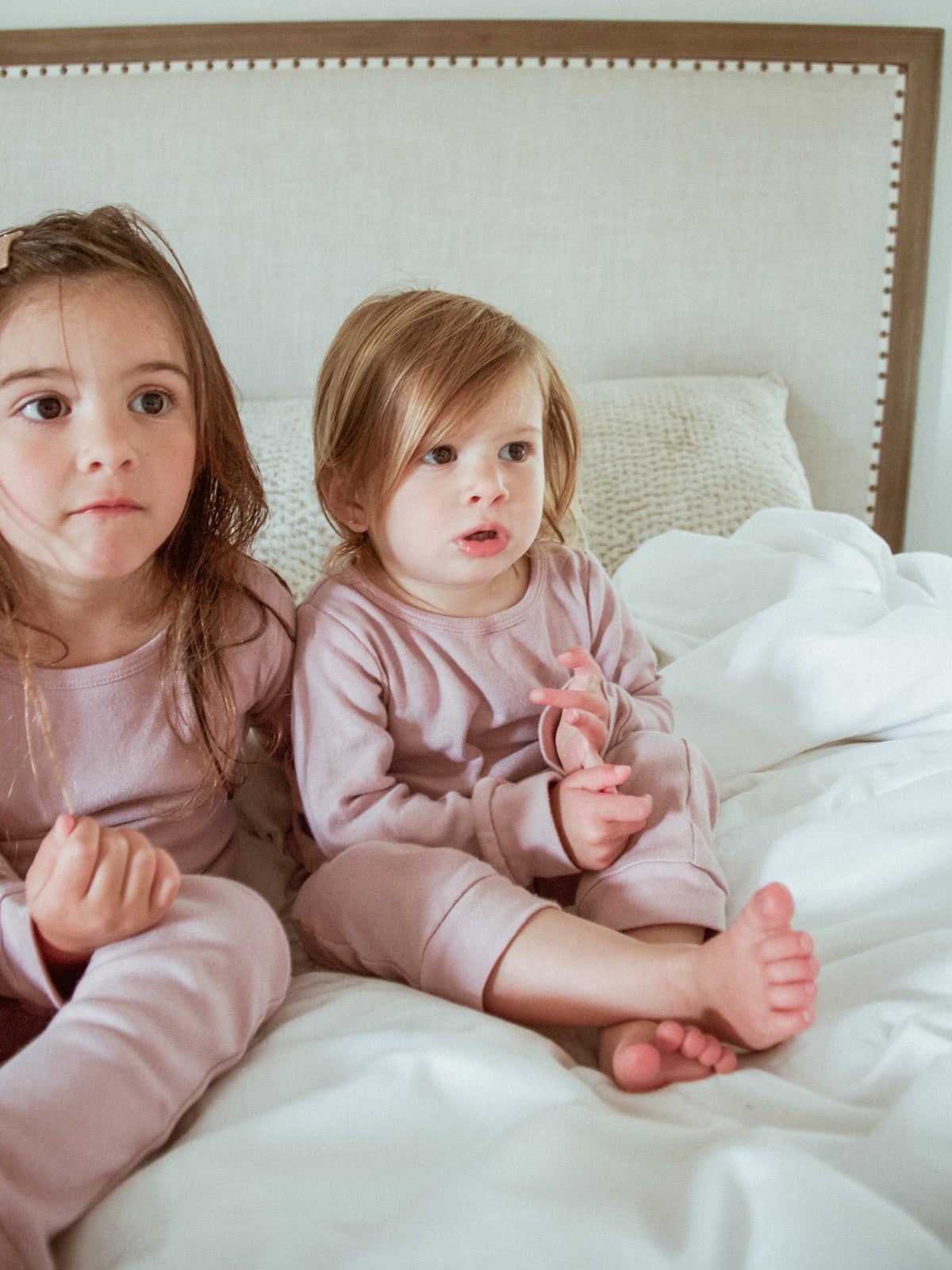 Organic Baby + Kids Pajama Set | Mauve