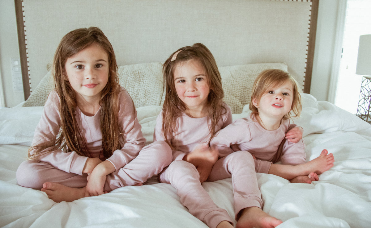 Organic Baby + Kids Pajama Set | Mauve