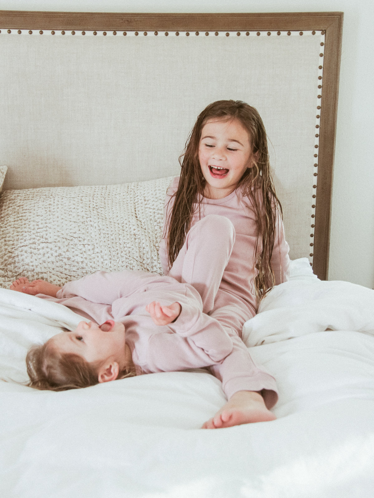 Organic Baby + Kids Pajama Set | Mauve
