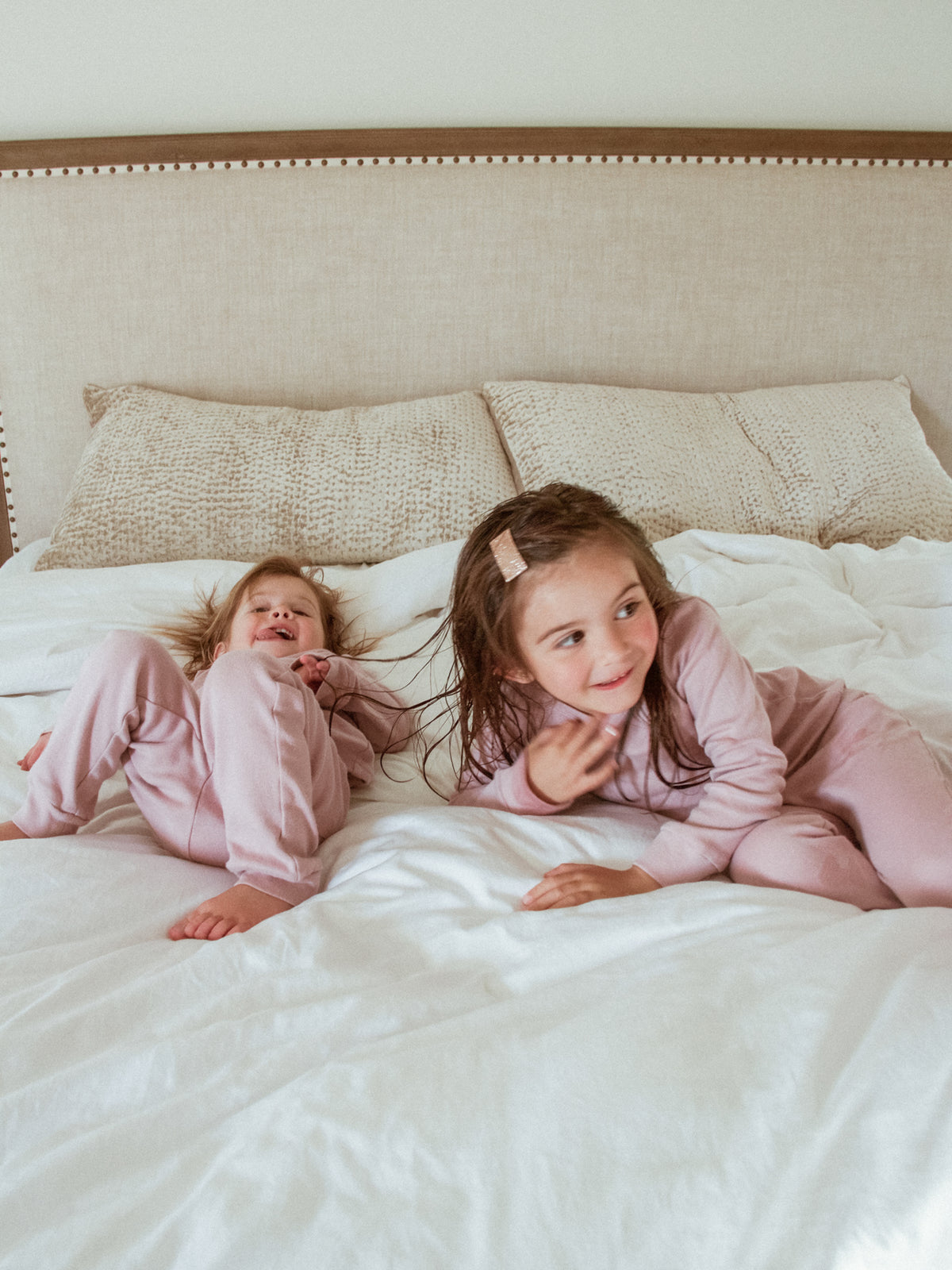Organic Baby + Kids Pajama Set | Mauve